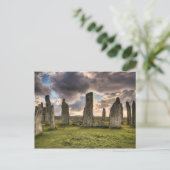 Callanish Stehend Stones Postkarte (Stehend Vorderseite)