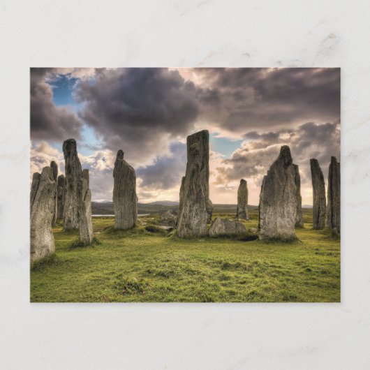 Callanish Stehend Stones Postkarte (Vorderseite)