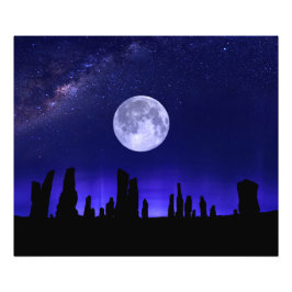Callanish Stones Under the Supermoon Fotodruck