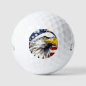 Callaway, Custom Gips | Fierce Bald Eagle Design Golfball (Vorderseite)