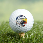 Callaway, Custom Gips | Fierce Bald Eagle Design Golfball (Insitu T-Shirt)