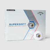 Callaway, Custom Gips | Fierce Bald Eagle Design Golfball (Verpackung)