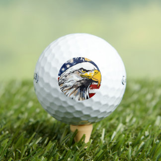 Callaway Custom Veterans Gift - Bald Eagle Design Golfball