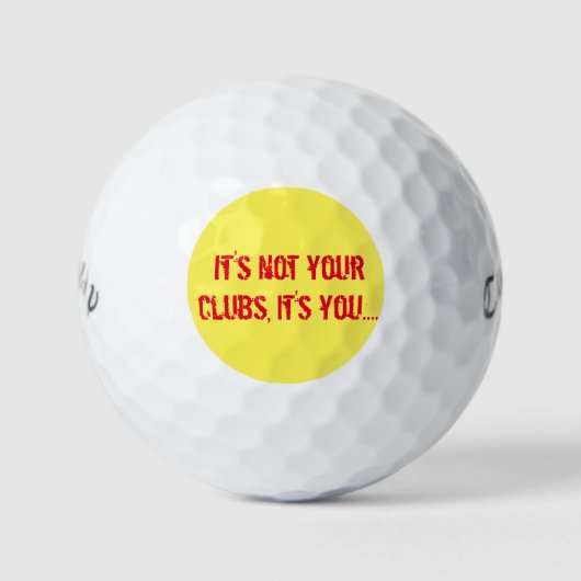 Callaway Golf Balls - Bad Golfer Edition Golfball (Vorderseite)