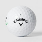 Callaway Logo Golf Balls - Benutzerdefiniert Perso Golfball (Logo)
