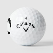 Callaway Supersoft 12 Pack Custom Golf Bälle GLOBE (Logo)
