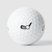 Callaway SuperSoft 3 Pack mit GolfShankHell Logo Golfball (Vorderseite)