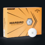 Callaway Warbird 12 Pack Upload Business-Logo Golfball<br><div class="desc">Laden Sie das Logo-Foto für Ihr Unternehmen hier hoch,  Vorlage Modernes 12 Pack Callaway Warbird Golf Balls.</div>