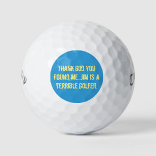 Callaway Warbird Golf Bälle verloren Edition