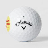 Callaway Warbird Golf Balls Touchdown Edition Golfball (Logo)