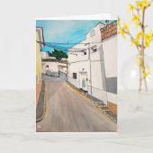 Calle Cabanilles Painting by Alfred Fox Karte (Gelbe Blume)