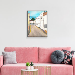 Calle Cabanilles Painting by Alfred Fox Leinwanddruck