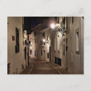 Calle de Altea por la noche Postkarte