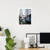 Calle de Carmen Curuxeiras (Ferrol. A Coruña) Poster (Heimbüro)