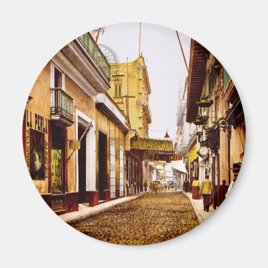 Calle de Habana Havana Kuba Magnet (Vorne)