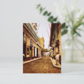 Calle de Habana Havana Kuba Postkarte (Stehend Vorderseite)
