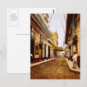 Calle de Habana Havana Kuba Postkarte (Vorne/Hinten)