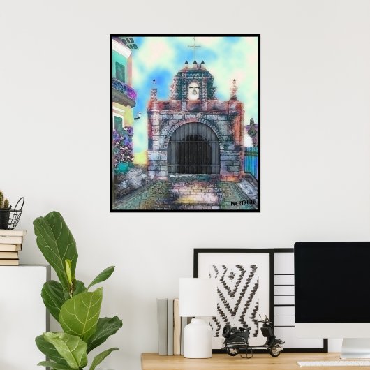 Calle Del Cristo Poster (Heimbüro)