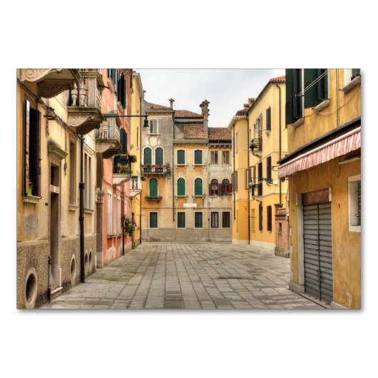Calle Del Montello, Venedig Italien Tischnummer (Vorderseite)