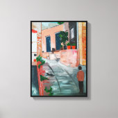 Calle del San Miguel Malerei von Alfred Fox Leinwanddruck (Vorderseite)