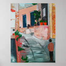 Calle del San Miguel Malerei von Alfred Fox