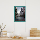 Calle del Villar (Santiago de Compostela) Poster (Küche)