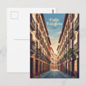 Calle Estafeta Spanien Postkarte (Vorne/Hinten)