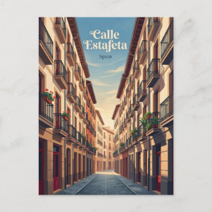 Calle Estafeta Spanien Postkarte