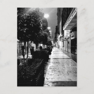 Calle Florida Buenos Aires Schwarzweiß Postkarte