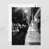 Calle Florida Buenos Aires Schwarzweiß Postkarte (Vorne/Hinten)