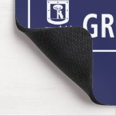 Calle Gran Vía, Madrid-Straßenschild, Spanien Mousepad (Ecke)