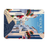 Calle Santa María Spanien Magnet (Horizontal)