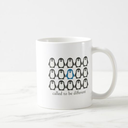 Called To Be Different Christian Penguin Faith Ins Kaffeetasse (Rechts)