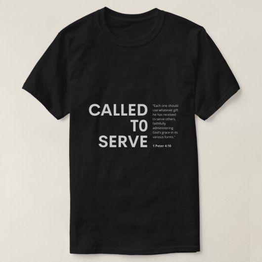 Called To Serve Gospel Christian Missions Long Sl T-Shirt (Design vorne)