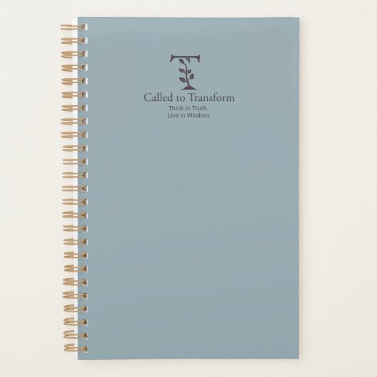 Called To Transform Planner Planer (Vorderseite)