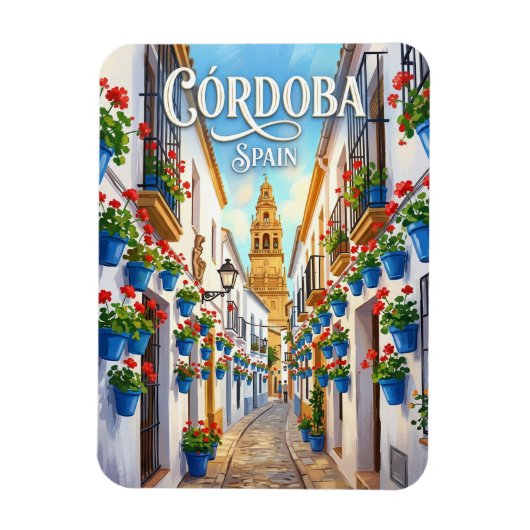Calleja de las Flores Spanien Magnet (Vertikal)