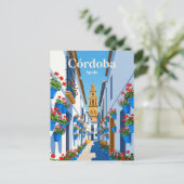 Calleja de las Flores Spanien Postkarte (Stehend Vorderseite)
