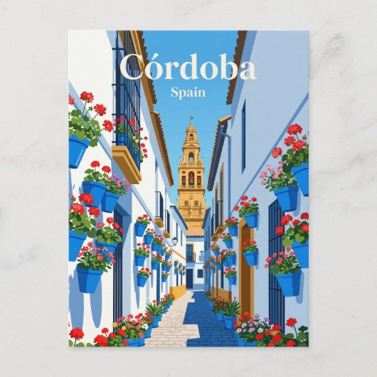 Calleja de las Flores Spanien Postkarte (Vorderseite)