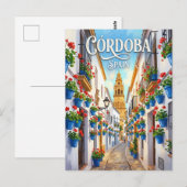 Calleja de las Flores Spanien Postkarte (Vorne/Hinten)