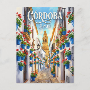 Calleja de las Flores Spanien Postkarte