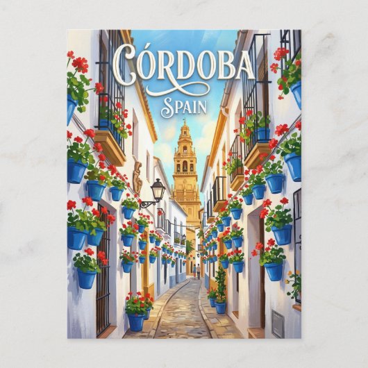 Calleja de las Flores Spanien Postkarte (Vorderseite)