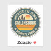 Callensburg, Pennsylvania Aufkleber (Blatt)