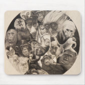 Calley Affe-Mandala Mousepad (Vorne)
