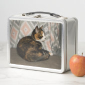 Callie Cat auf Sofa Metall Brotdose (Beispiel)