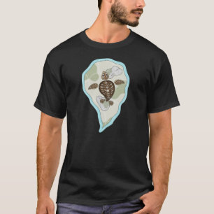 Callie die Meeresschildkröte Männer dunkles Shirt