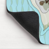 Callie, die Meeresschildkröte-Mousepad Mousepad (Ecke)