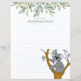 Callie Koala Eukalyptus Lined Sheet