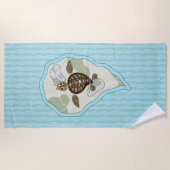 Callie the Sea Turtle Beach Handtuch (Vorderseite)