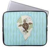Callie the Sea Turtle Laptop Sleeve (Vorderseite)