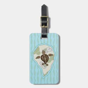 Callie the Sea Turtle Luggage Tag Gepäckanhänger